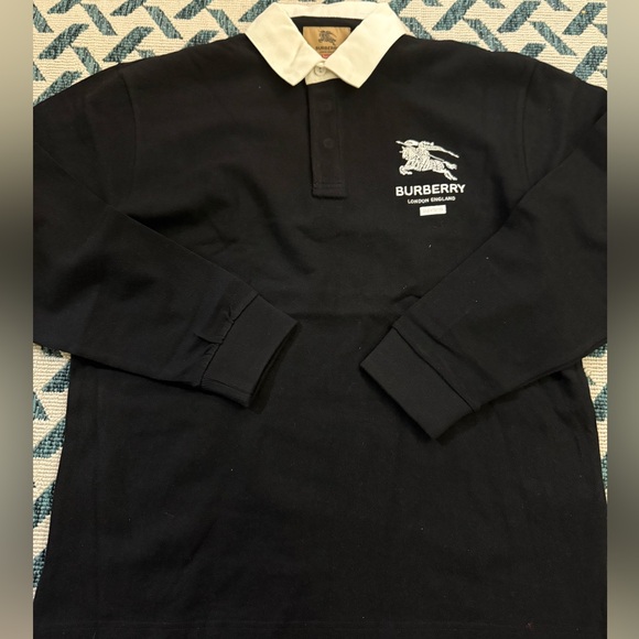 Supreme Burberry polo shirt size L